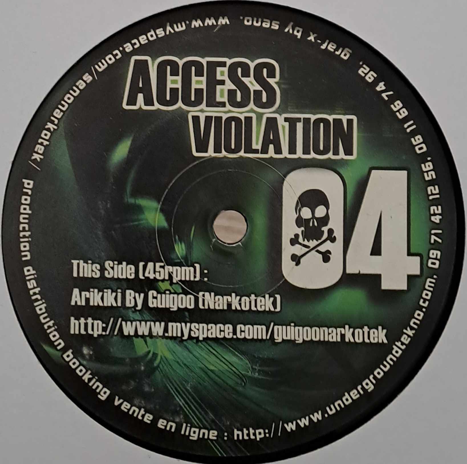 Access Violation 04 - vinyle freetekno